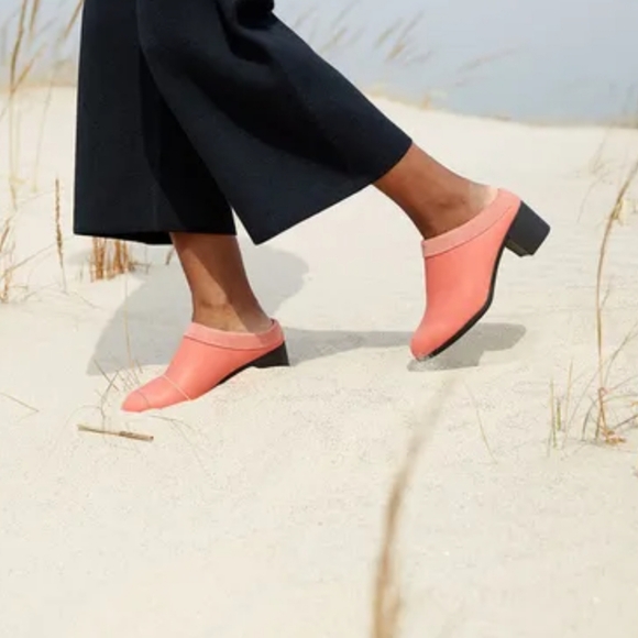 Hopp Collared Mule - Rose Size 7 - Picture 3 of 16